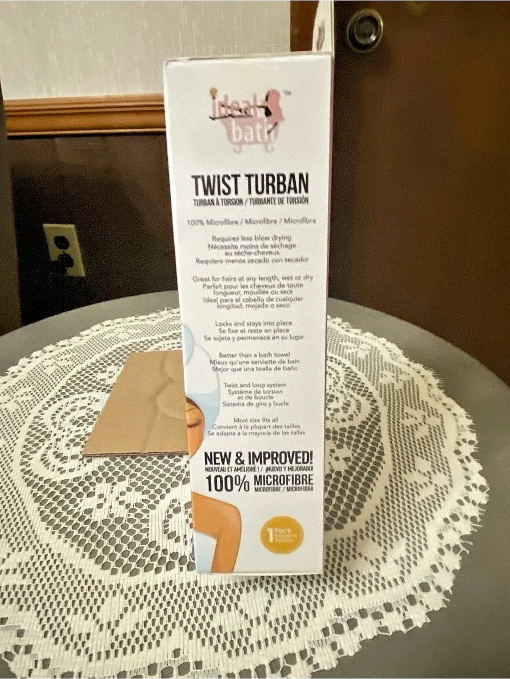 Ideal Twist Turban Microfiber Hair Wrap NWT